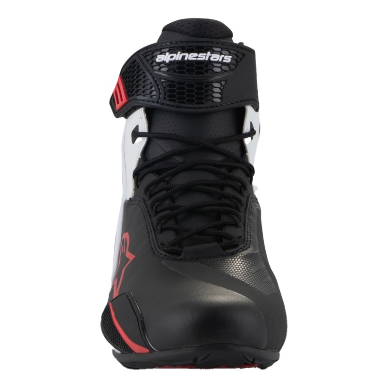 Alpinestars Faster-4 Motorradstiefel schwarz-weiß-rot