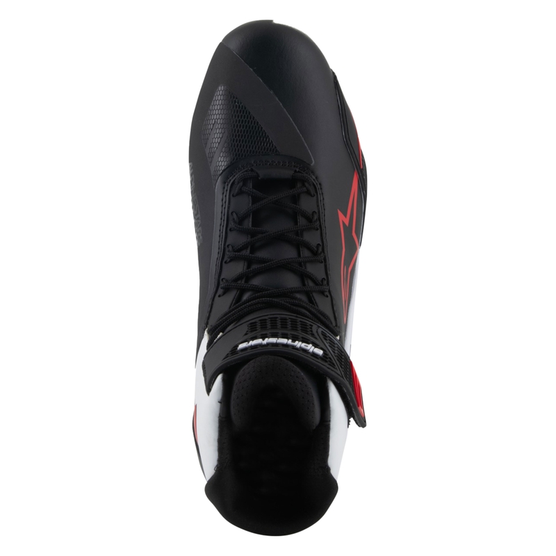Alpinestars Faster-4 Motorradstiefel schwarz-weiß-rot