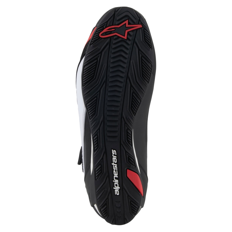 Alpinestars Faster-4 Motorradstiefel schwarz-weiß-rot