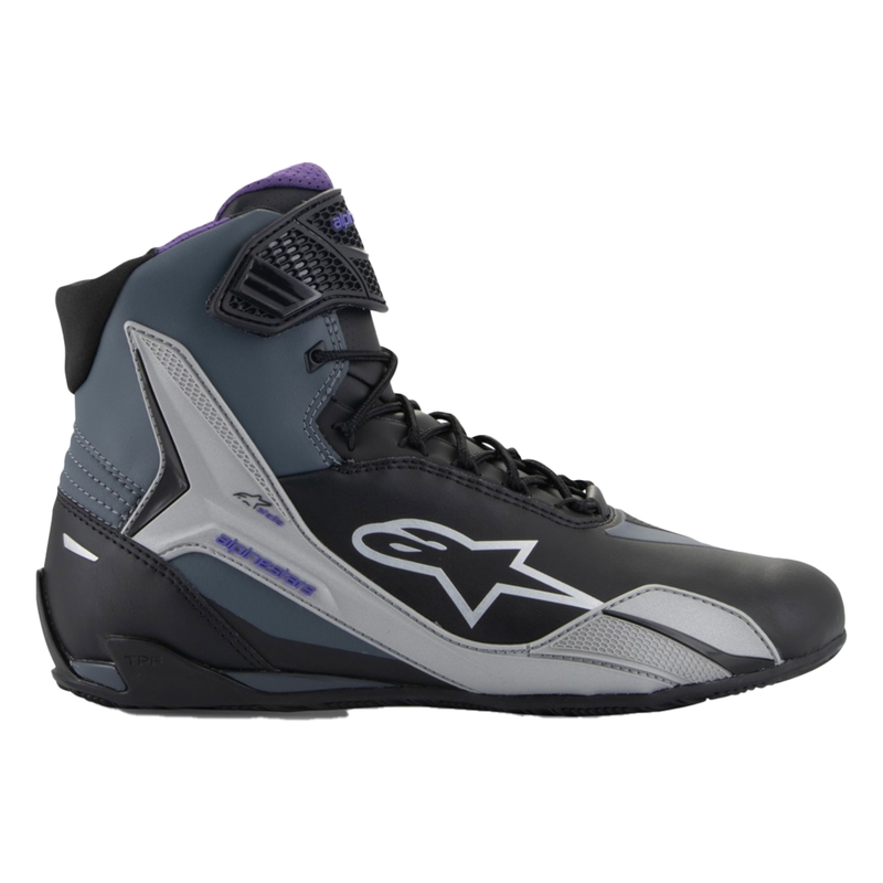 Alpinestars Stella Faster-4 Damen Motorradstiefel schwarz-grau-lila