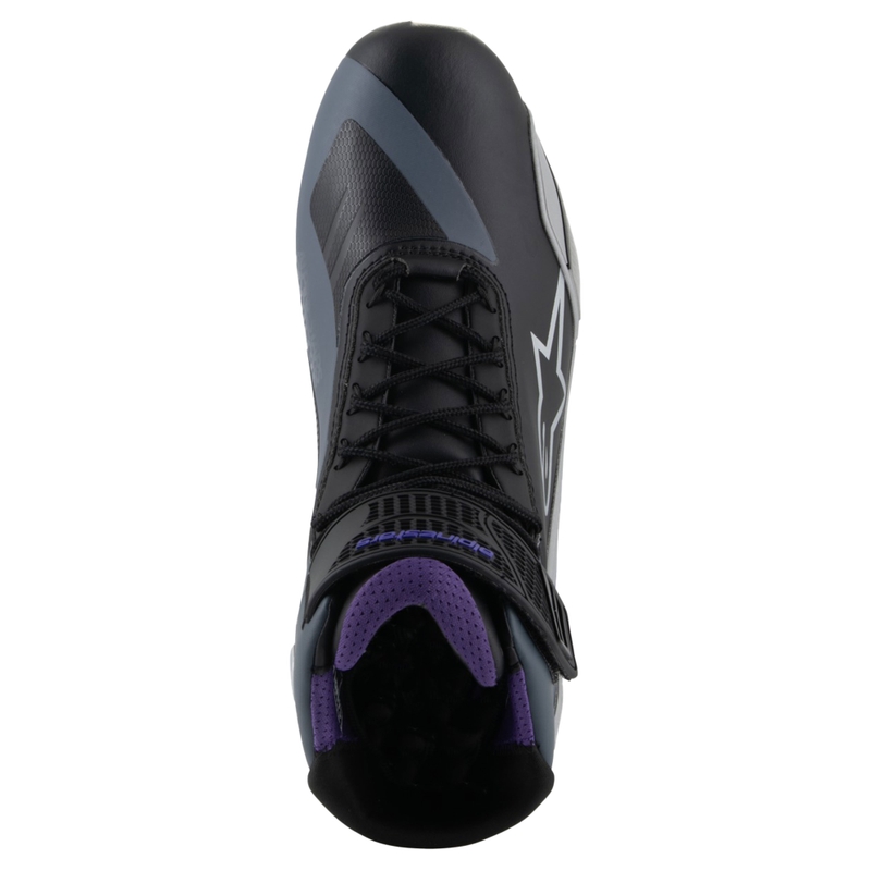 Alpinestars Stella Faster-4 Damen Motorradstiefel schwarz-grau-lila
