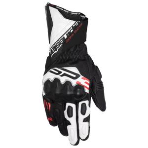 Alpinestars SP-3 Motorradhandschuhe schwarz-weiß-neonrot