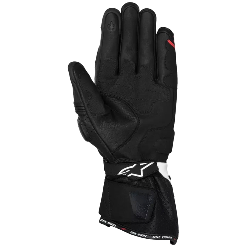 Alpinestars SP-3 Motorradhandschuhe schwarz-weiß-neonrot