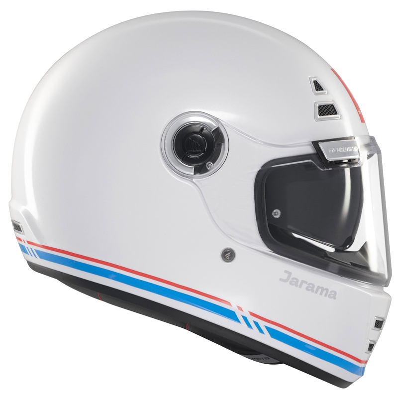 Integralhelm Motorrad MT Jarama SV glänzend weiß