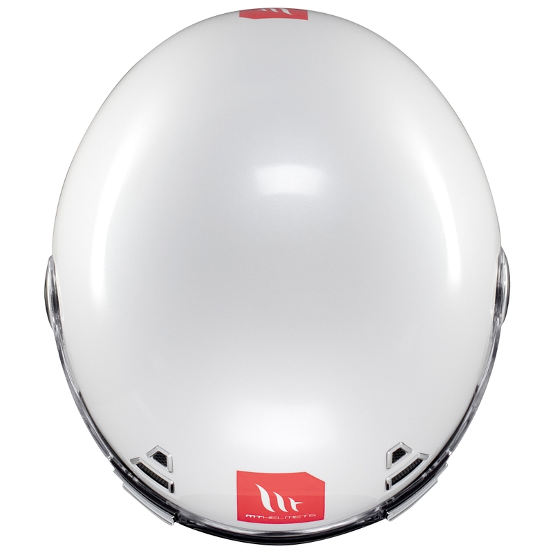 Integralhelm Motorrad MT Jarama SV glänzend weiß