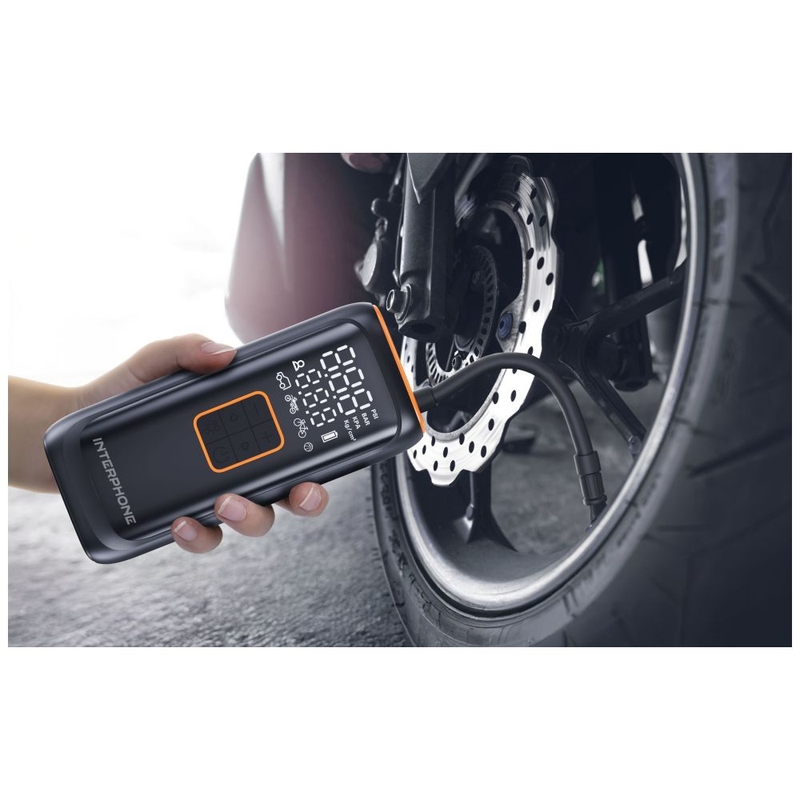 Smart Batteriekompressor Interphone schwarz