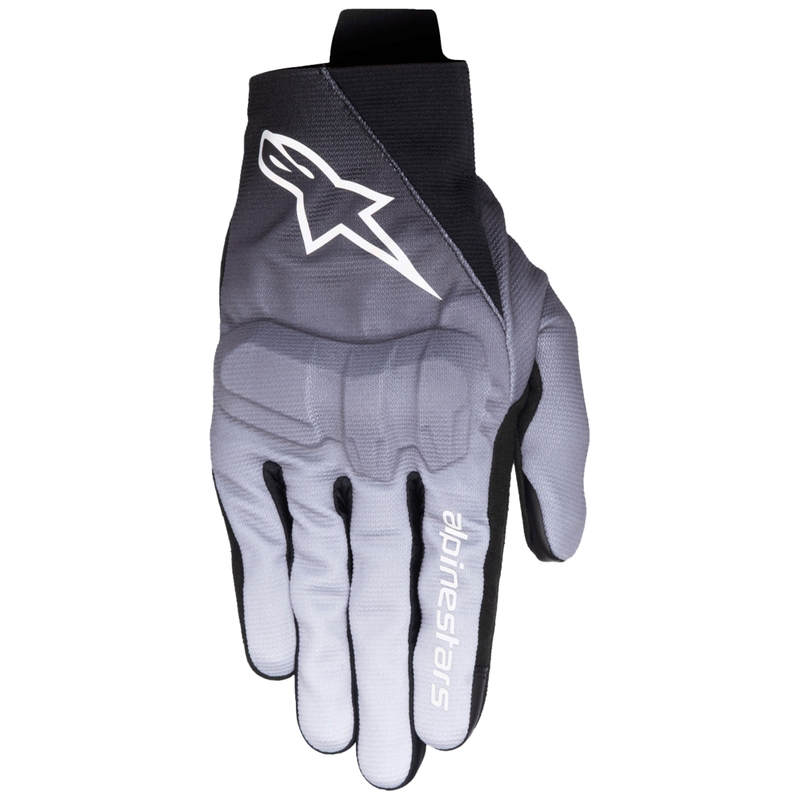 Alpinestars Reef V2 Motorradhandschuhe grau-schwarz-weiß