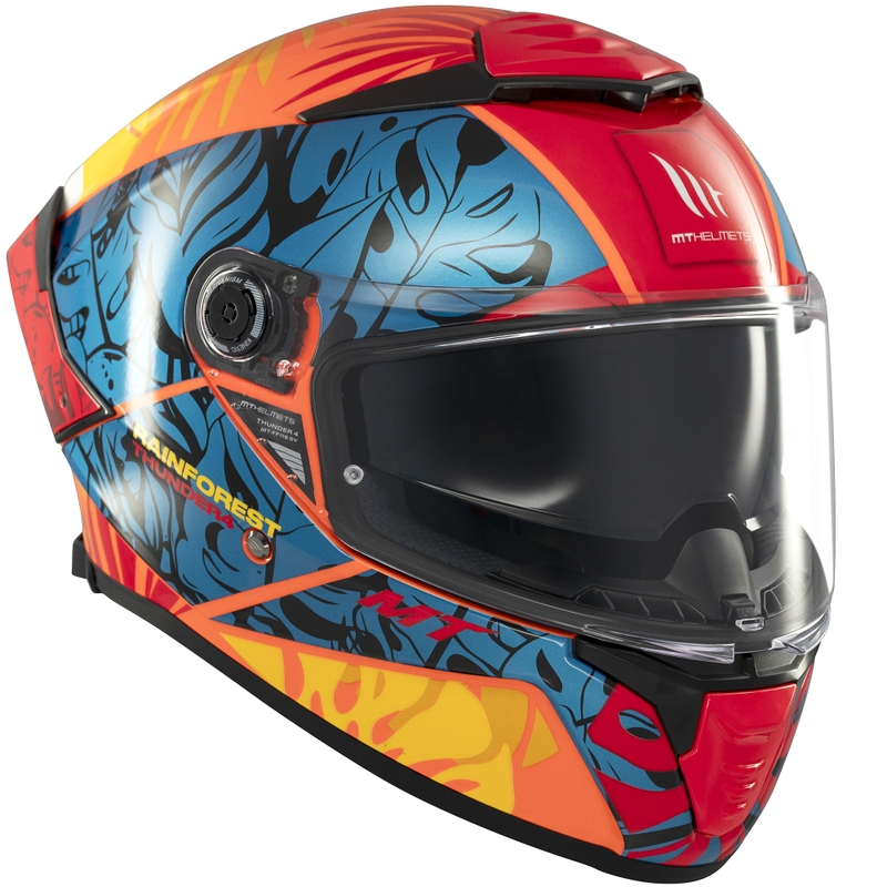 Integralhelm MT Thunder 4 SV Rainforest blau-orange