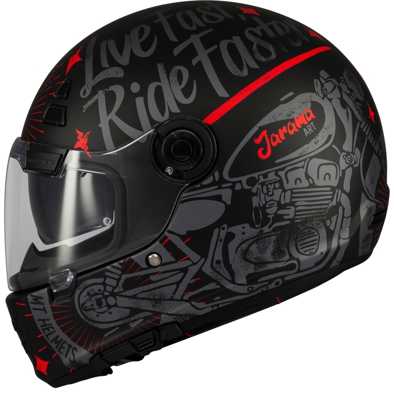 Integralhelm Motorrad MT Jarama SV Art mattschwarz