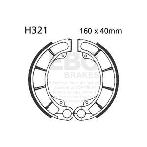Brake shoe set EBC H321 includings springs