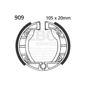 Brake shoe set EBC 909 includings springs