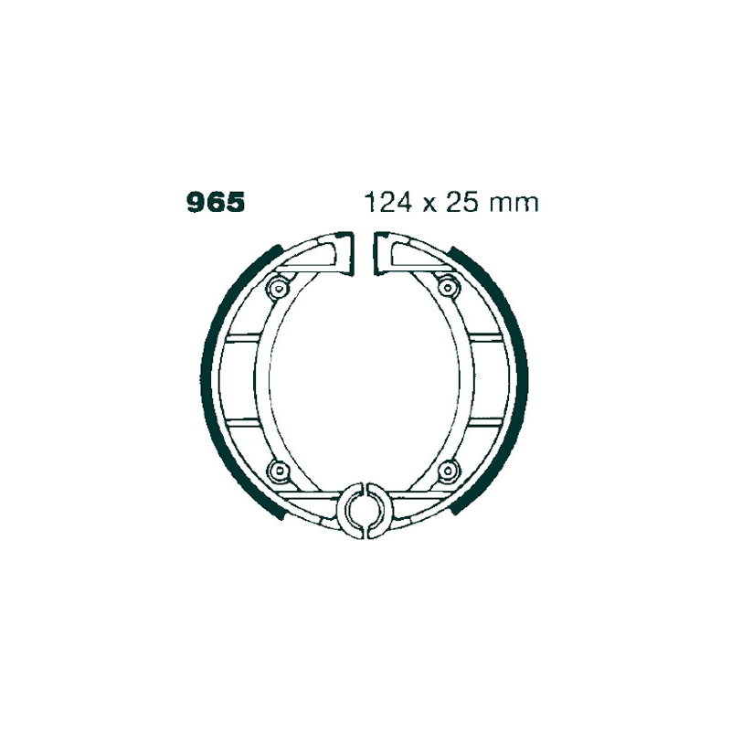 Brake shoe set EBC