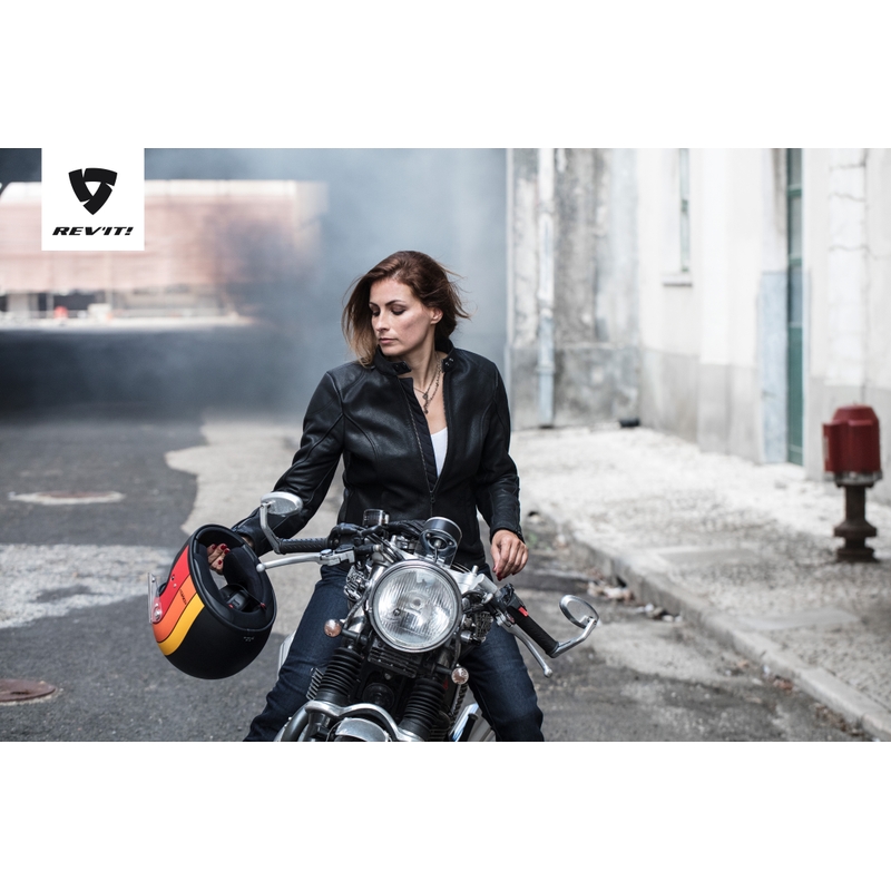 Damen Revit Rosa Schwarz Motorradjacke Ausverkauf