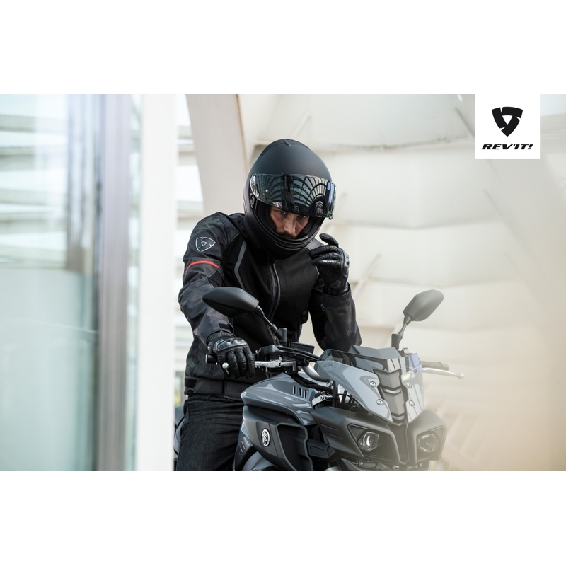 Revit Torque schwarz-grüne Camouflage Motorradjacke Ausverkauf