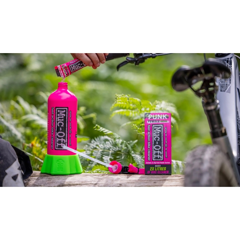 Punk Powder Bike Cleaner MUC-OFF (4 pack) with Bottle for Life