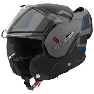 Airoh Mathisse 2 Genius Klapphelm Motorrad matt blau
