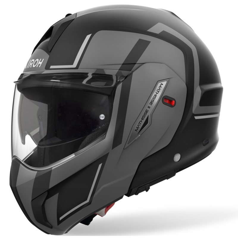 Airoh Mathisse 2 Genius Klapp-Motorradhelm mattgrau