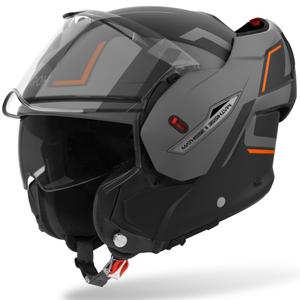 Airoh Mathisse 2 Genius Motorrad-Klapphelm matt orange
