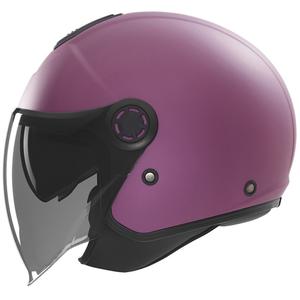 Offener Motorradhelm NOX N182 mattrosa