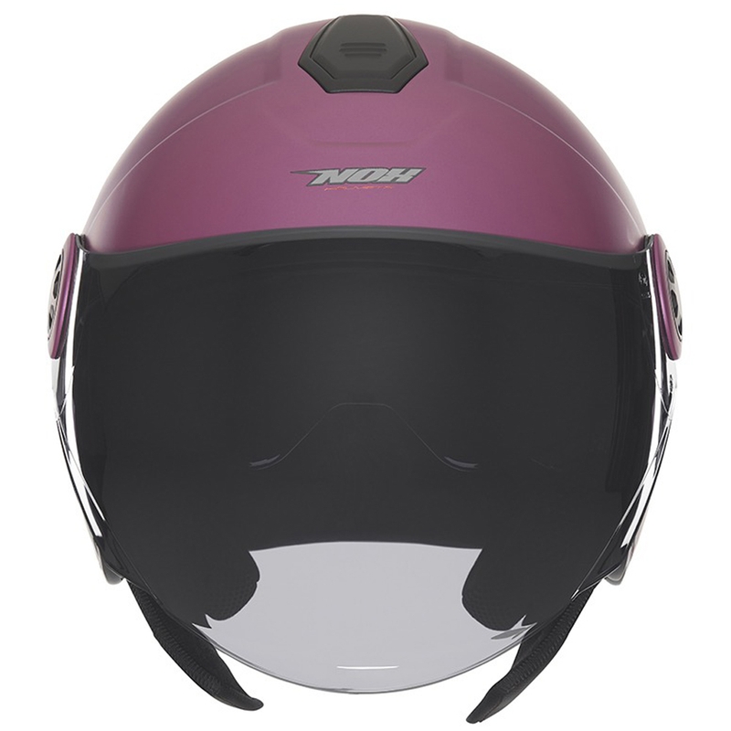 Offener Motorradhelm NOX N182 mattrosa