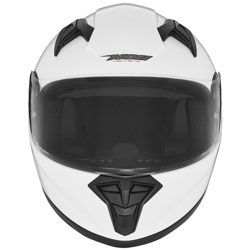 Kinder-Integralhelm für Motorradfahrer NOX N731 weiß