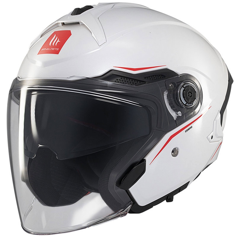 Offener Helm MT Cosmo SV glänzend weiß