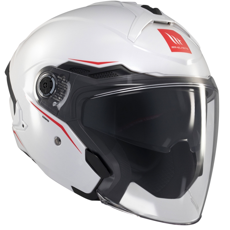 Offener Helm MT Cosmo SV glänzend weiß