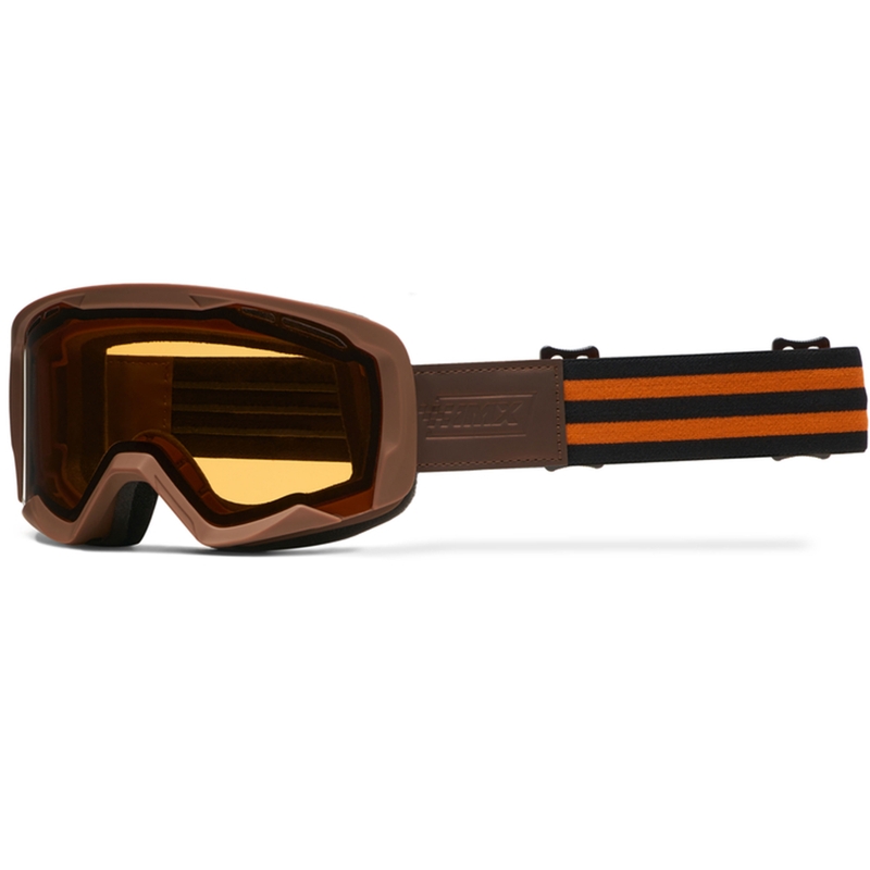 Motocrossbrille iMX Endurance Rust braun-orange mit orangem Plexiglas