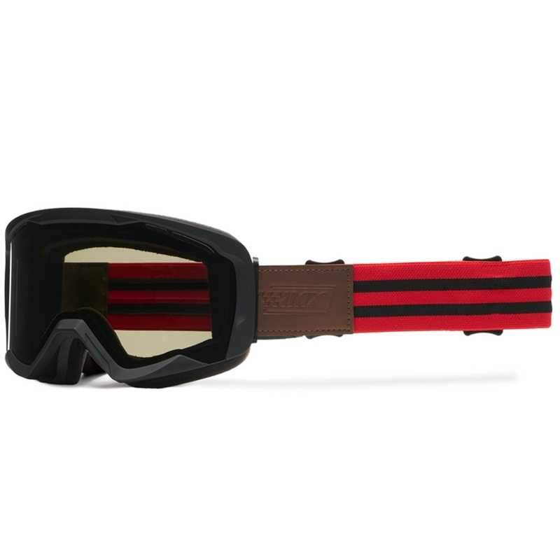 Motocrossbrille iMX Endurance Rust schwarz-rot mit getöntem Plexiglas