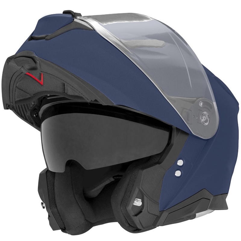 Klappbarer Motorradhelm NOX N967, mattblau