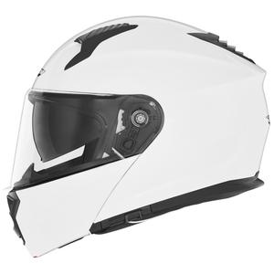 Klapphelm für Motorrad NOX N968 perlweiß