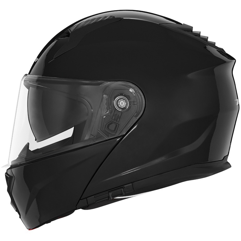 Klapphelm für Motorrad NOX N968 schwarz glänzend