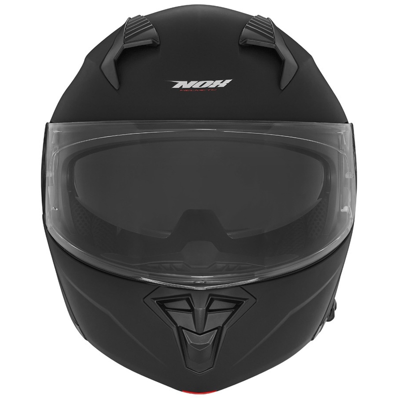 Klapphelm Motorrad NOX N968 mattschwarz