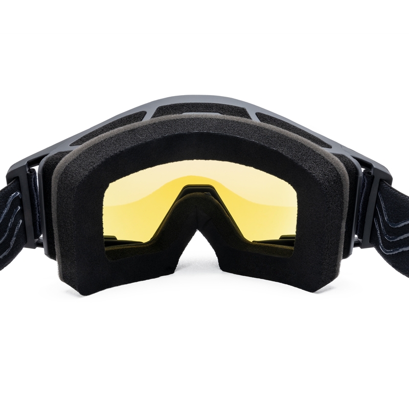 Motocrossbrille iMX Sand schwarz-blau mit blauem Iridium-Plexiglas