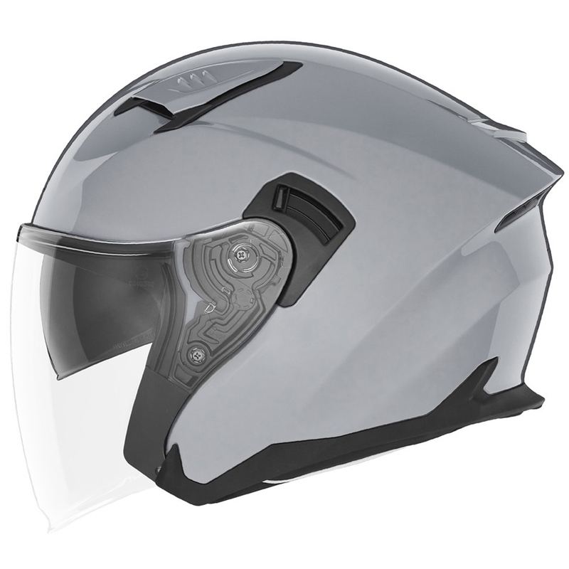 Offener Motorradhelm NOX N130 grau