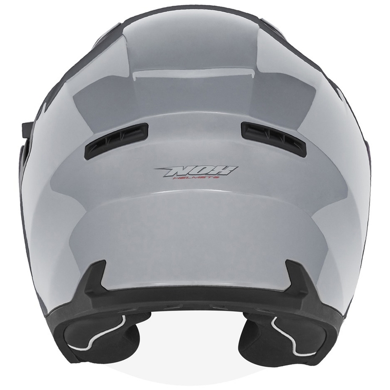 Offener Motorradhelm NOX N130 grau