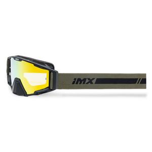 Motocrossbrille iMX Sand schwarz-bronze mit orangefarbenem Iridium-Plexiglas