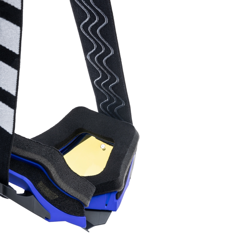 Motocrossbrille iMX Sand schwarz-blau mit Iridium-Plexiglas