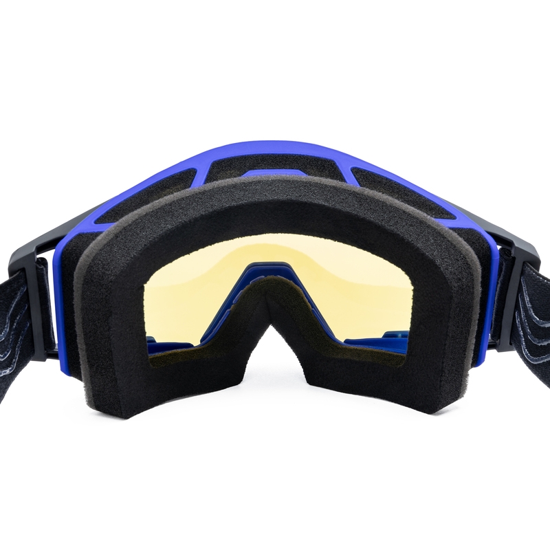 Motocrossbrille iMX Sand schwarz-blau mit Iridium-Plexiglas