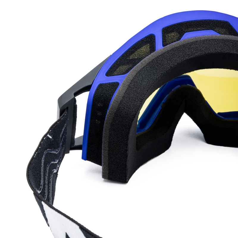 Motocrossbrille iMX Sand schwarz-blau mit Iridium-Plexiglas