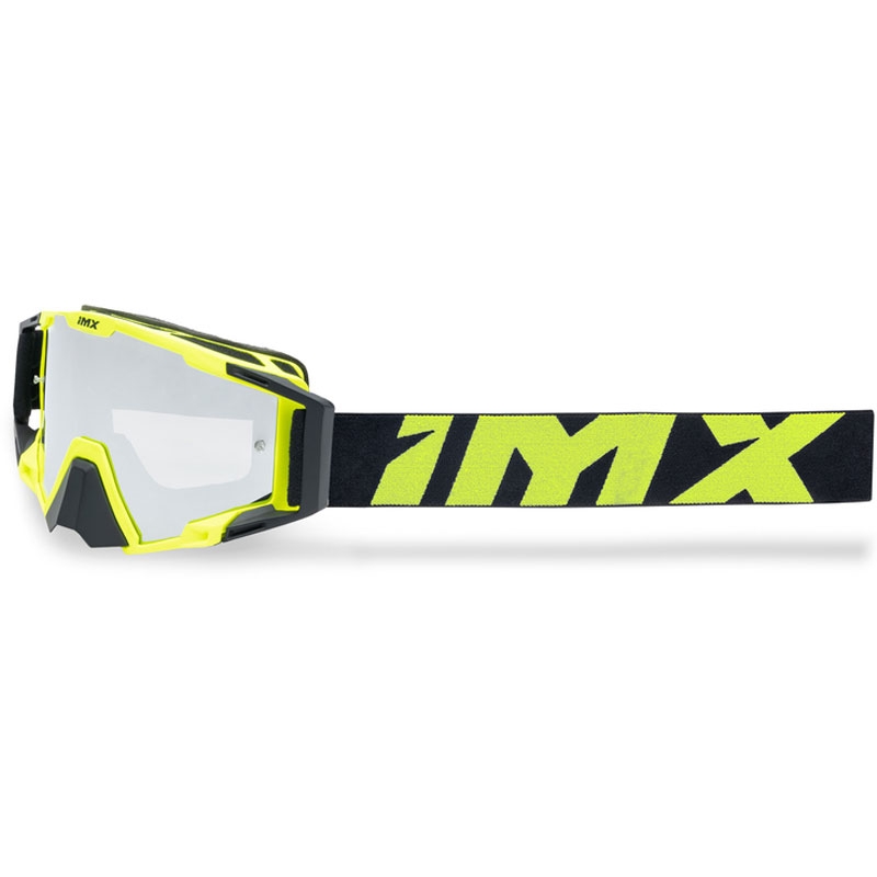 Motocrossbrille iMX Sandgelb-Schwarz mit Iridium-Plexiglas