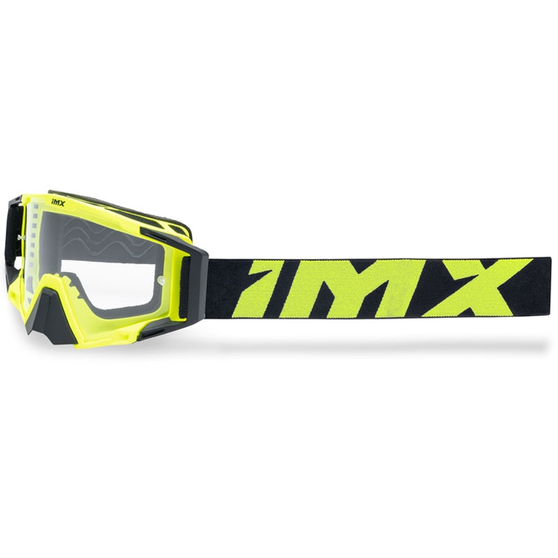 Motocrossbrille iMX Sandgelb-Schwarz mit Iridium-Plexiglas