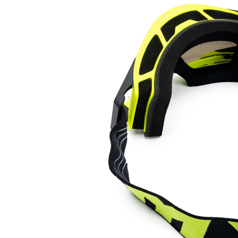 Motocrossbrille iMX Sandgelb-Schwarz mit Iridium-Plexiglas