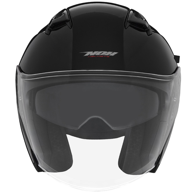 NOX N130 Motorradhelm mit offenem Gesicht schwarz