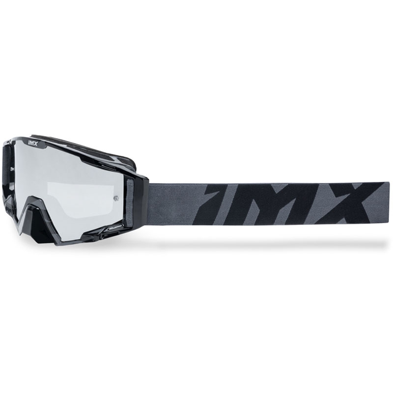 Motocrossbrille iMX Sandgrau-Schwarz mit Iridium-Plexiglas