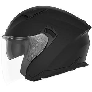 Offener Motorradhelm NOX N130 mattschwarz