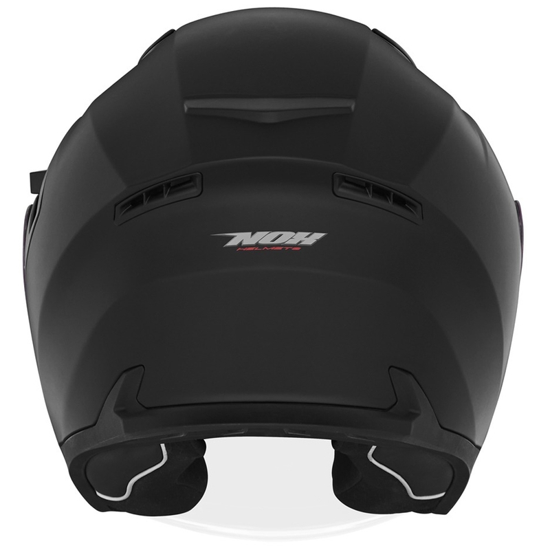 Offener Motorradhelm NOX N130 mattschwarz