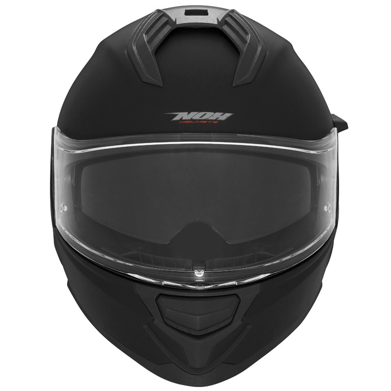 Integralhelm Motorrad NOX N304S mattschwarz