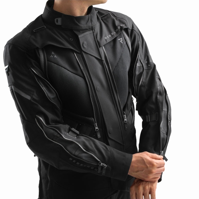 Motorradjacke Rebelhorn Hardy 3.0 schwarz