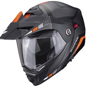 Motorradhelm SCORPION ADX-2 CAMINO schwarz-silber-orange Ausverkauf